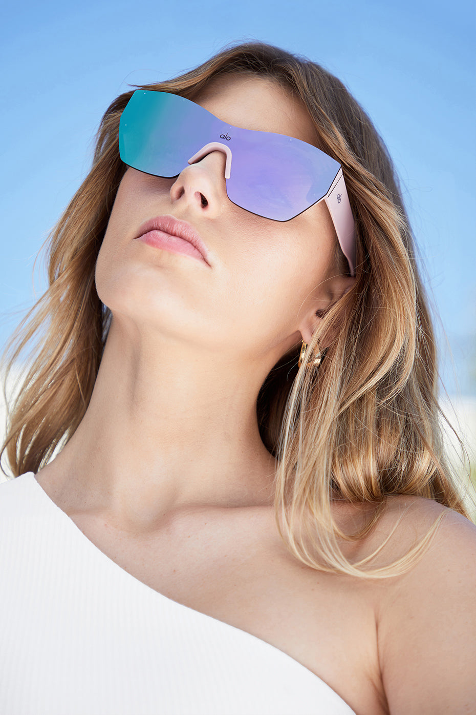 Stunner Sunglasses - Pink Mirror/Pink