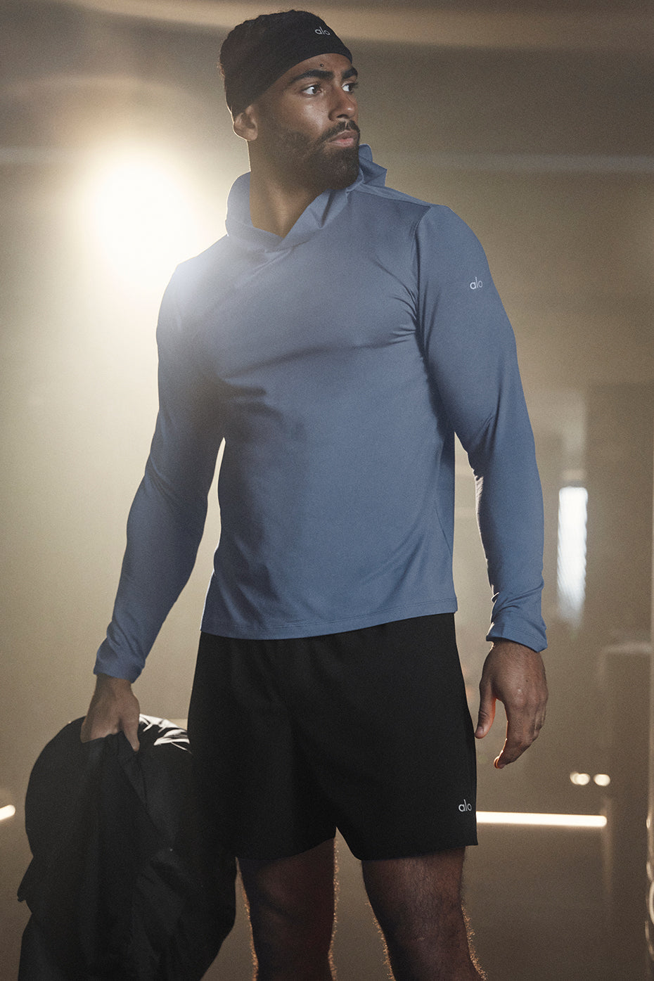 Conquer Reform Long Sleeve With Hood - Bluestone