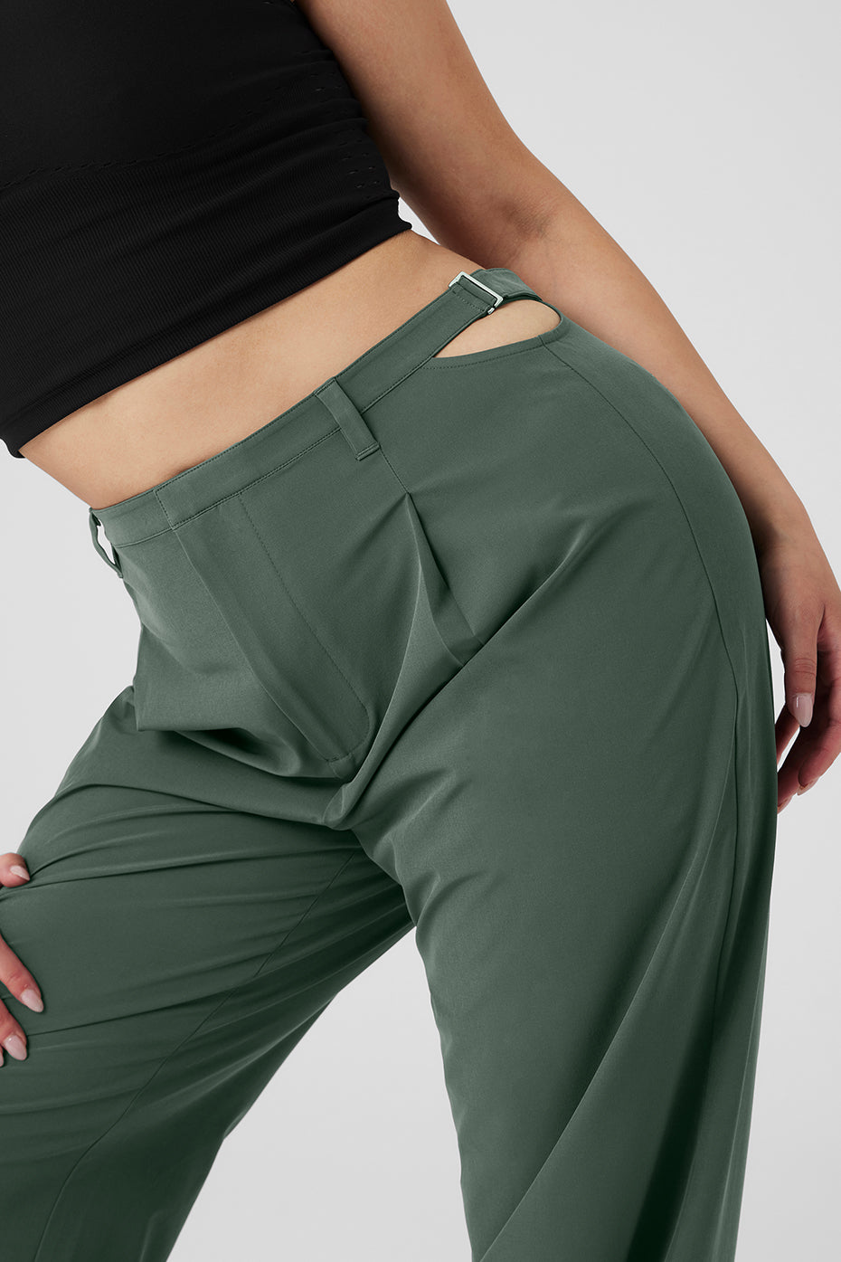 Mid-Rise Showdown Trouser - Dark Cactus
