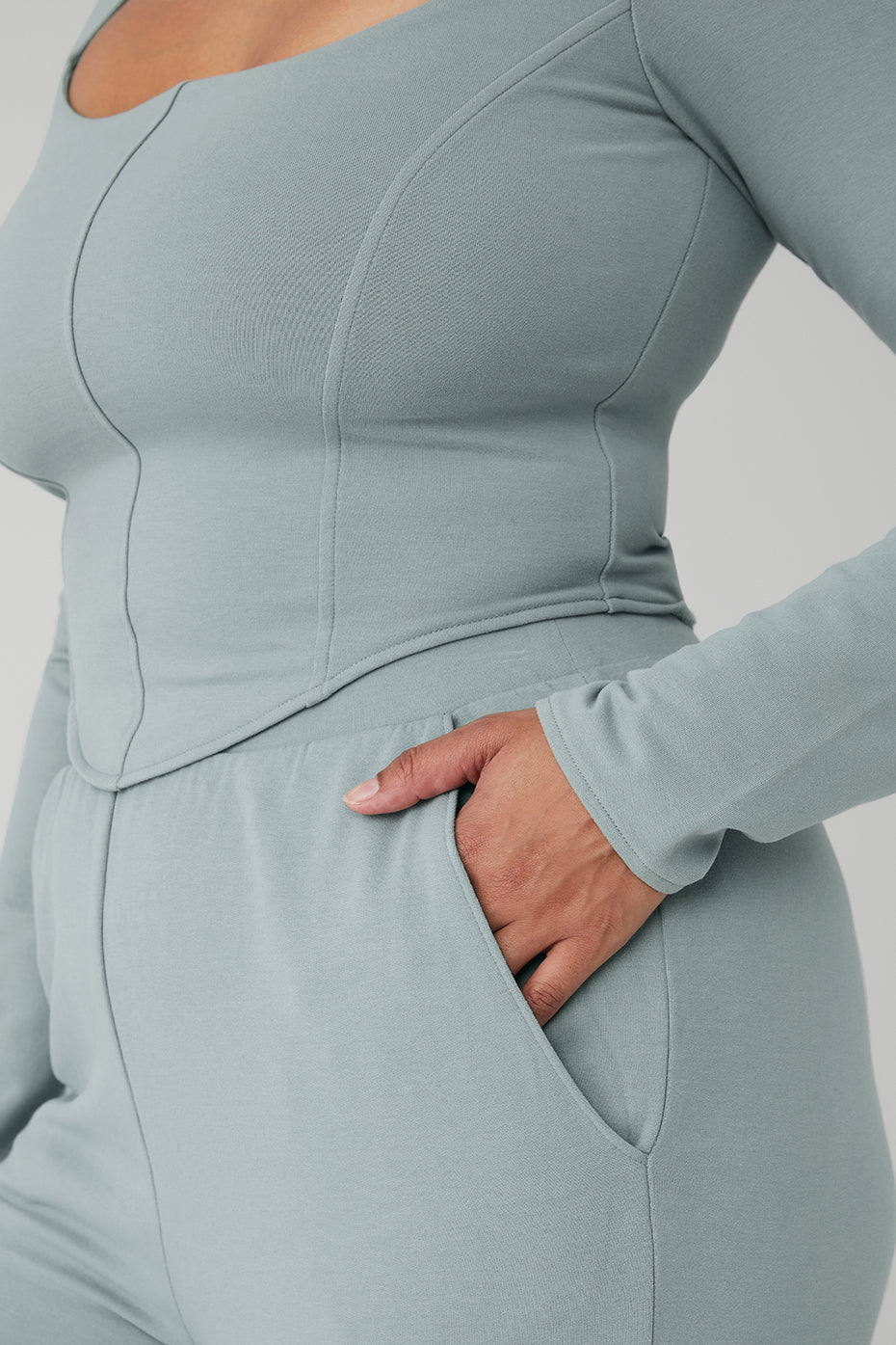 Ruched Soft Sculpt Pant - Cosmic Grey