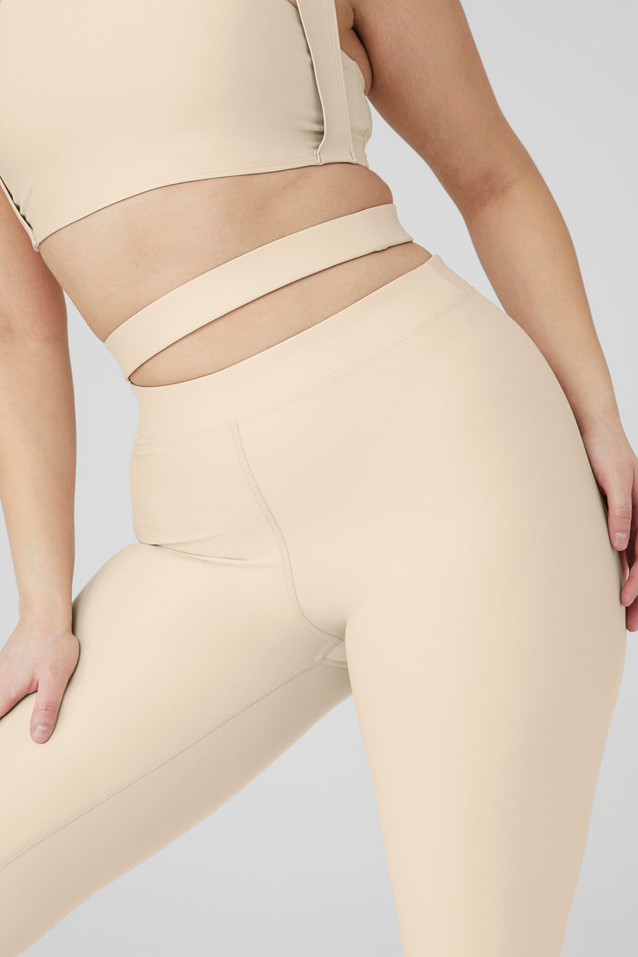 Airlift High-Waist All Access Legging - Macadamia
