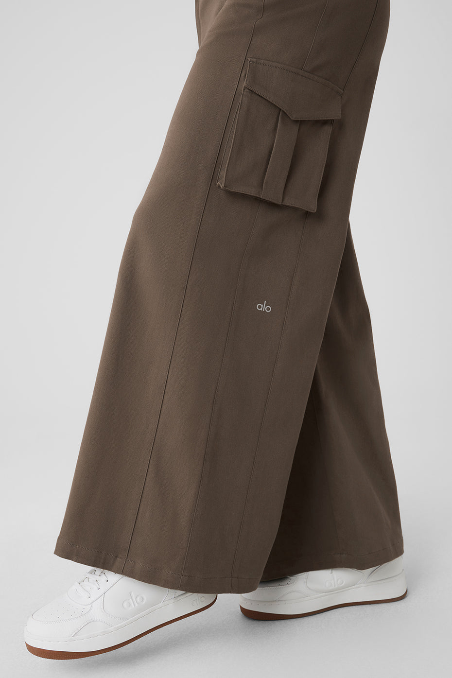 Wide Leg Cargo Show Off Trouser - Olive Tree