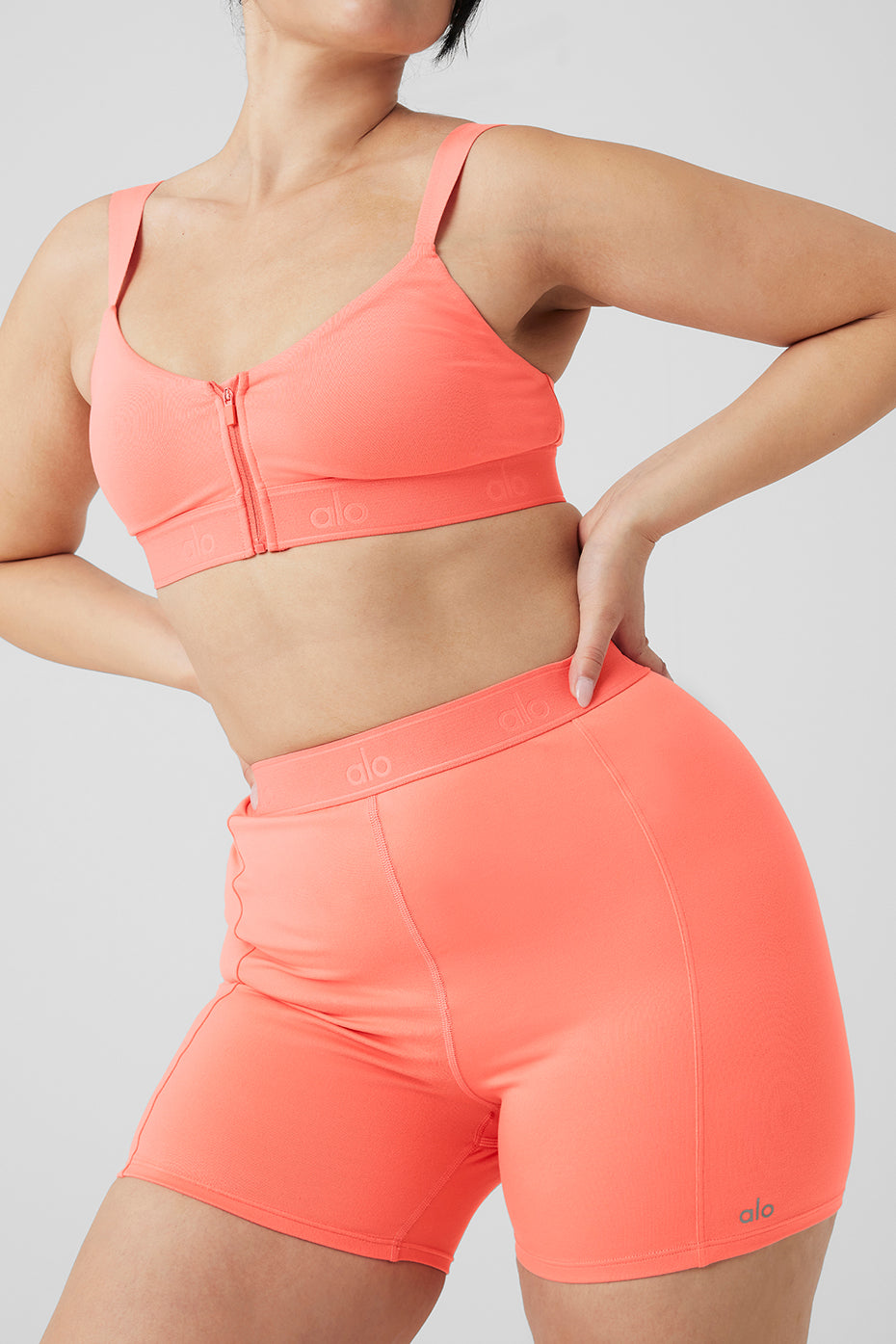 4" Alosoft Showcase Short - Candy Orange