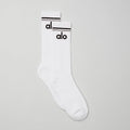 Unisex Throwback Sock- White/Black