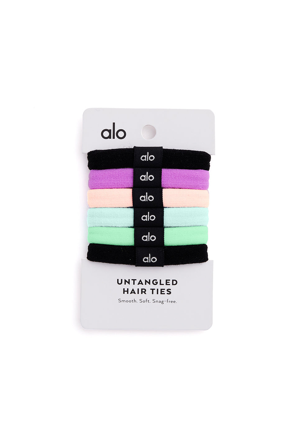 Untangled Hair Tie 6-Pack - Pastel Multicolor