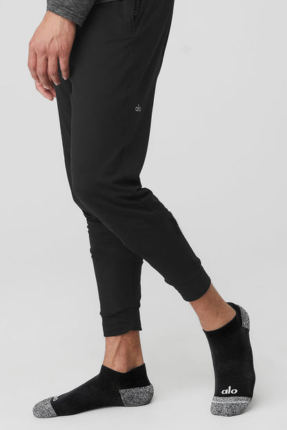 Men's Performance Tab Sock - Black/Dove Grey