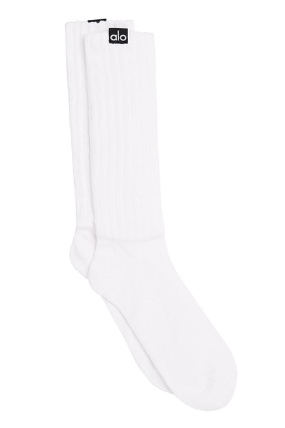 Scrunch Sock - White