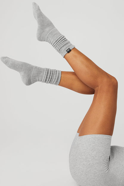 Scrunch Sock - Athletic Heather Grey