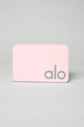 Uplifting Yoga Block - Powder Pink/Silver