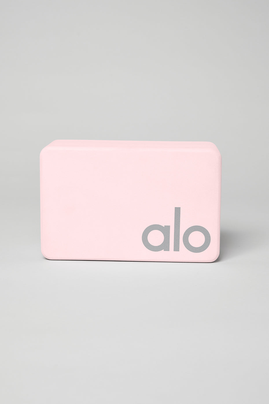 Uplifting Yoga Block - Powder Pink/Silver