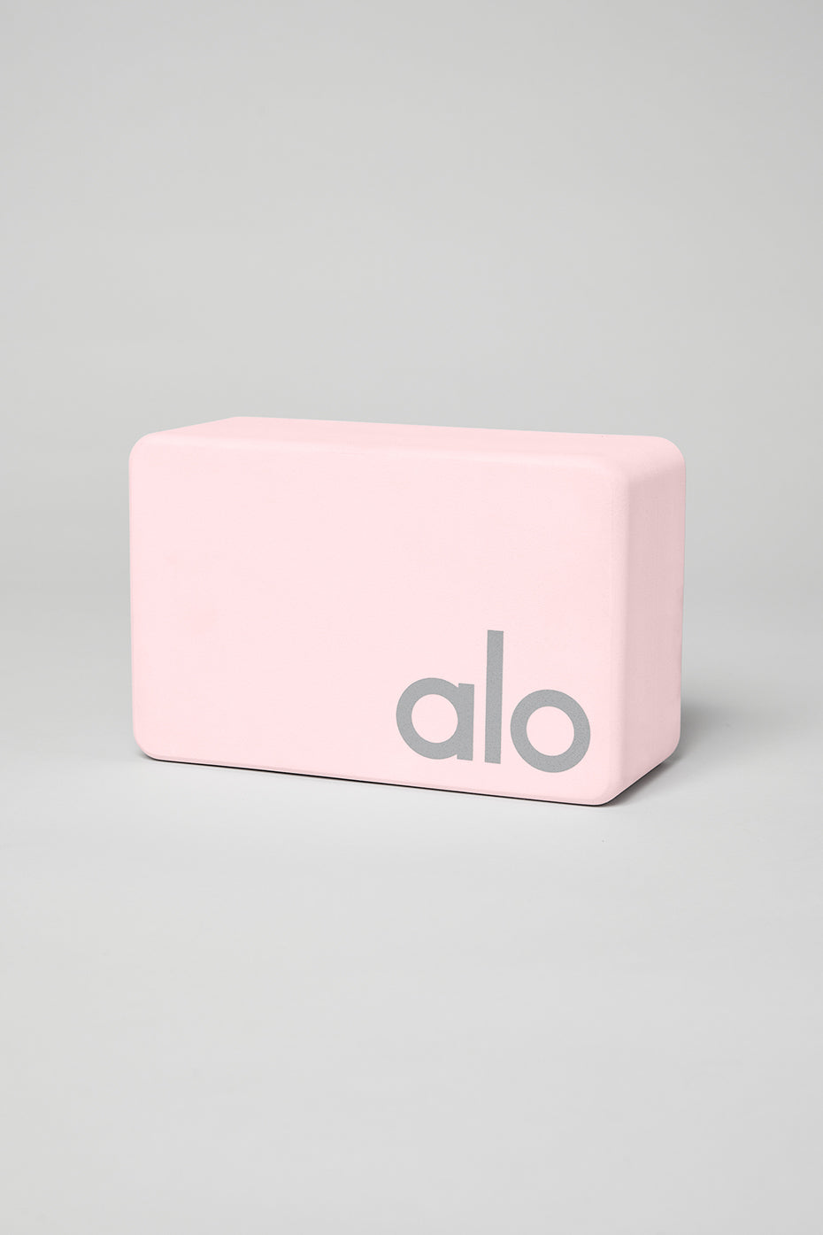 Uplifting Yoga Block - Powder Pink/Silver