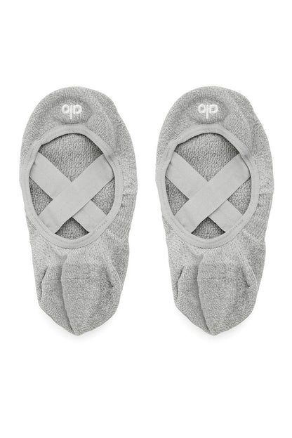 Women's Pivot Barre Sock - Dove Grey Heather