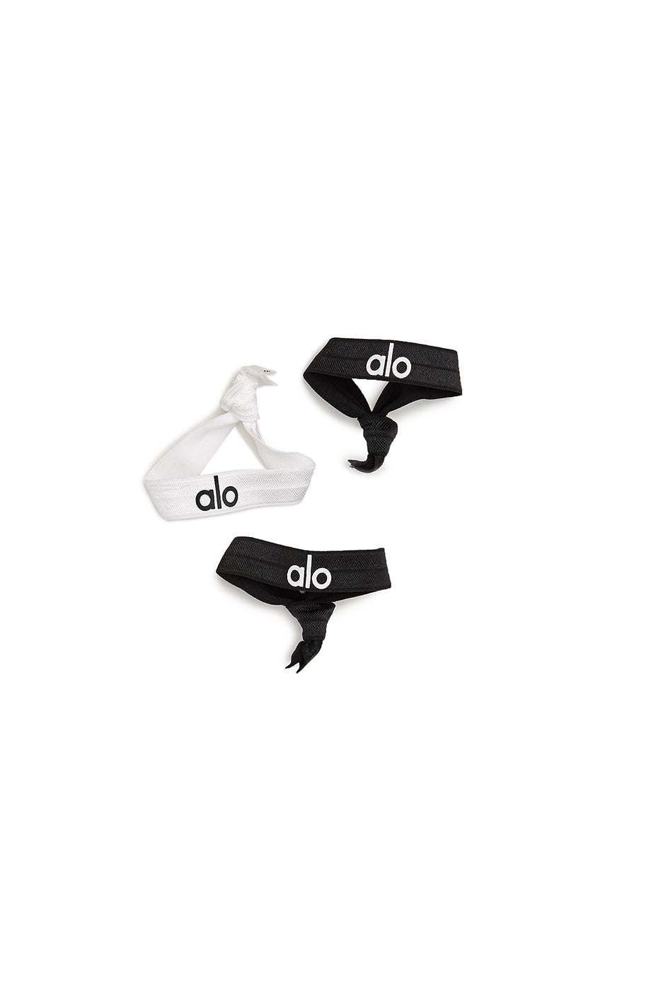 Alo Hair Tie - Black/White