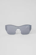 Stunner Sunglasses - Gunmetal/White