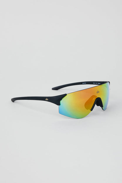 Speed Sunglasses - Orange Mirror/Black