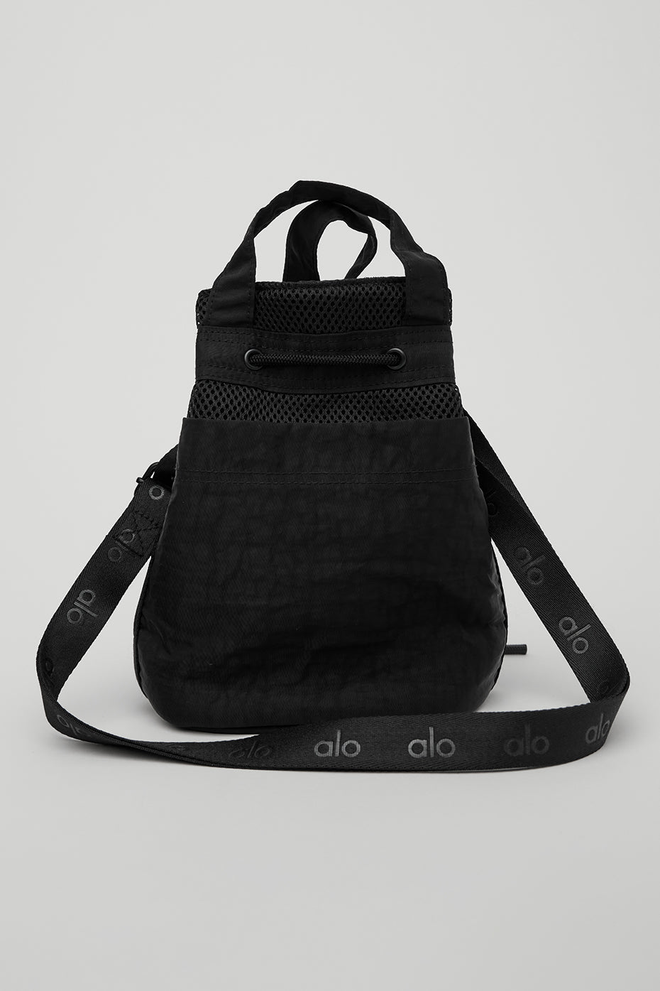 Cross Body Bucket Bag - Black