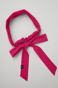 Fresh Mesh Tie Headband - Magenta Crush
