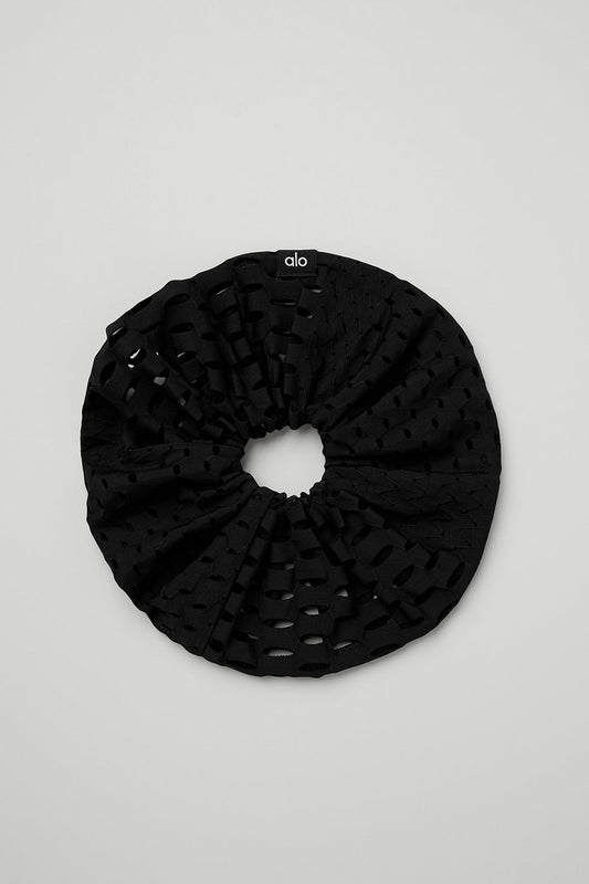 Mesh Haute Scrunchie - Black