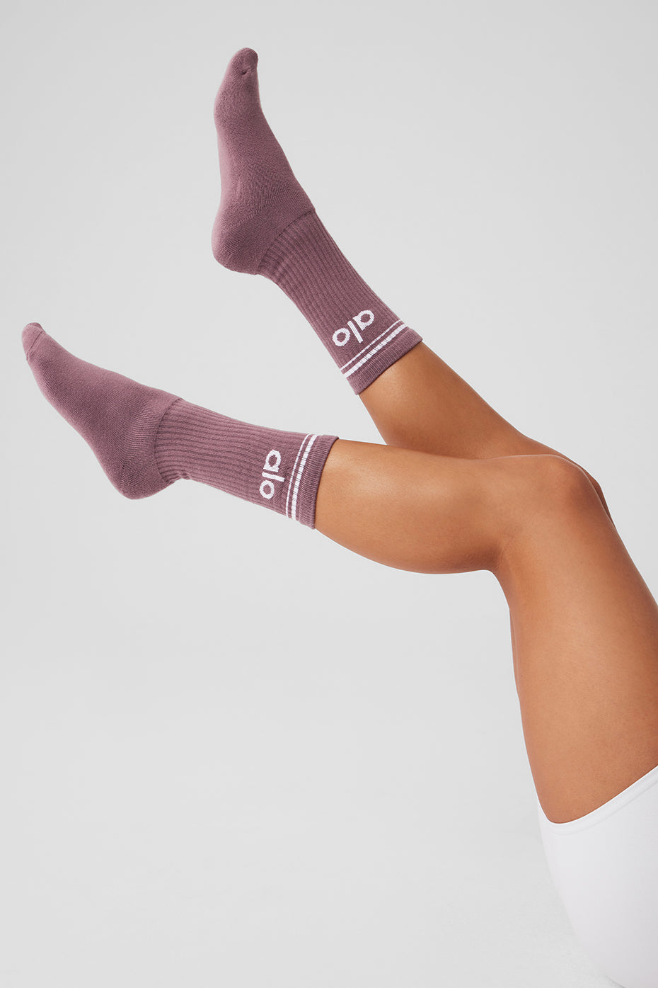 Unisex Throwback Sock - Woodrose/White