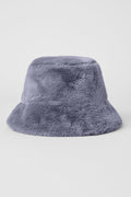 Faux Fur Bucket Hat - Fog