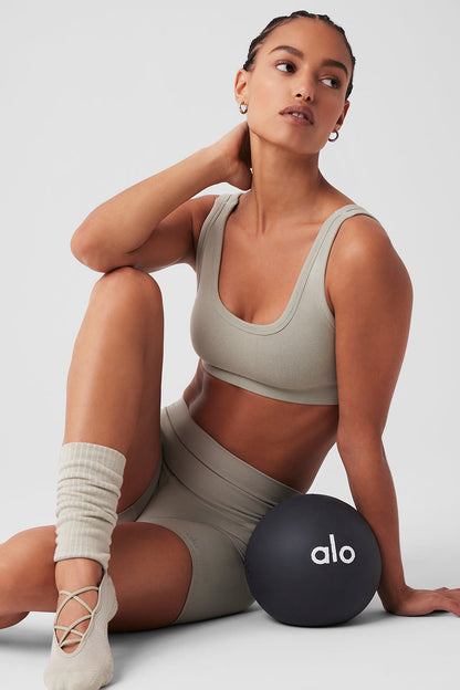 Women's Strappy Siren Grip Sock - Limestone