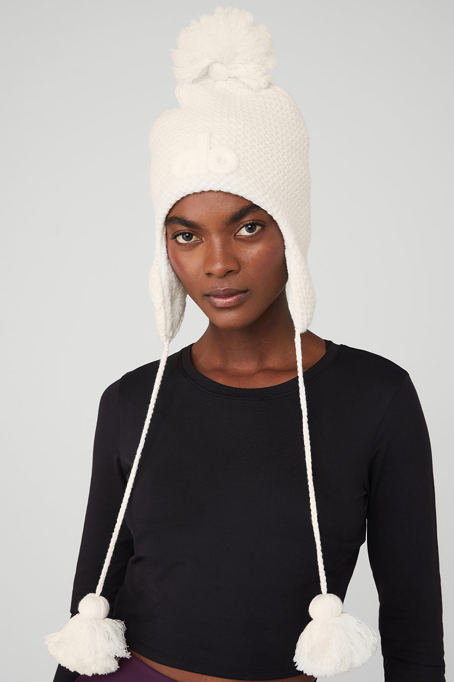 Cool Skies Earflap Beanie - Ivory
