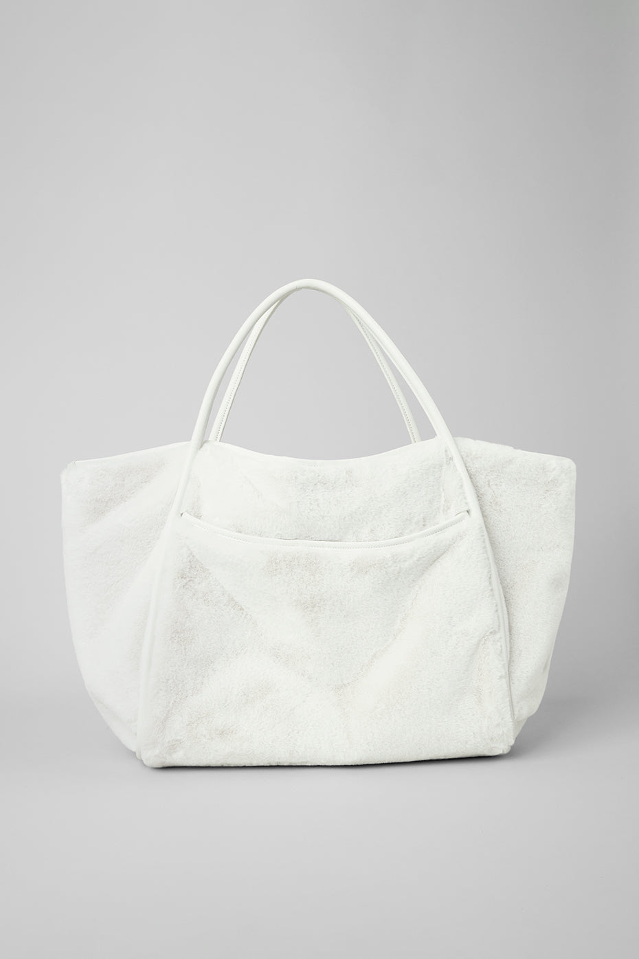 Faux Fur Tote Bag - Ivory