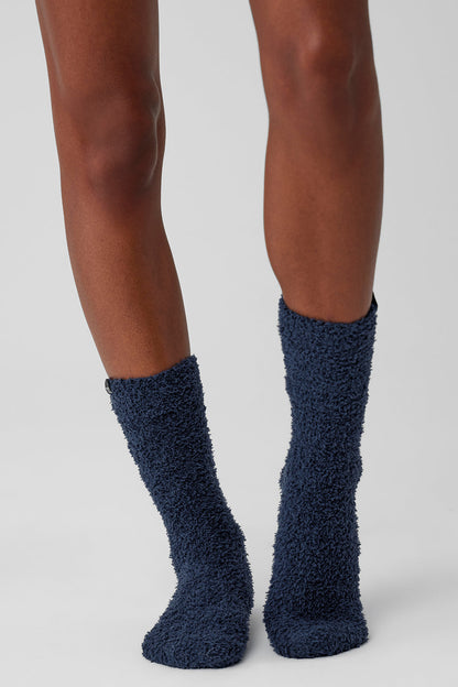 Plush Lush Sock - Navy