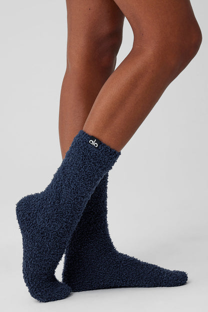 Plush Lush Sock - Navy