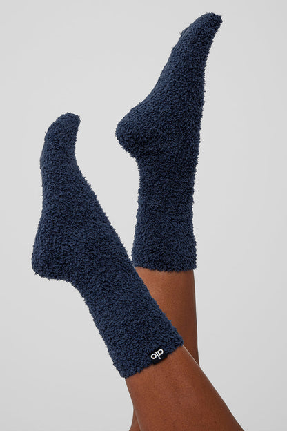 Plush Lush Sock - Navy