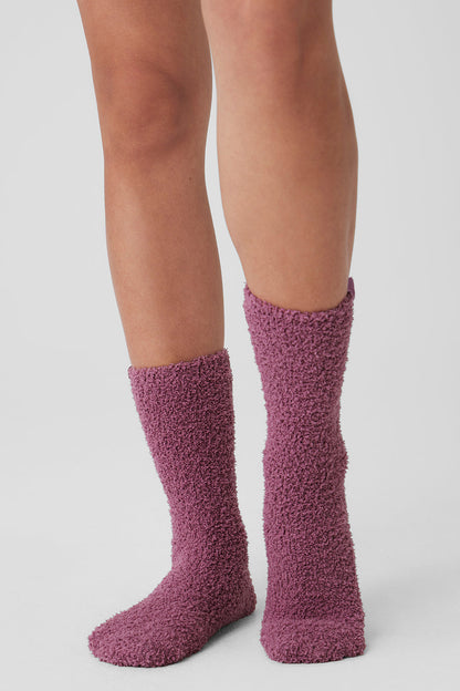 Plush Lush Sock - Soft Mulberry