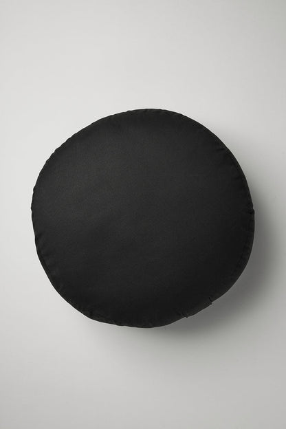 Mindful Meditation Round Cushion - Black