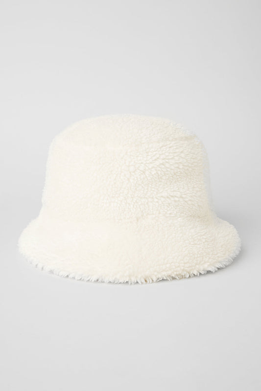Foxy Sherpa Bucket Hat - Ivory