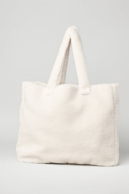 Foxy Sherpa Tote - Ivory