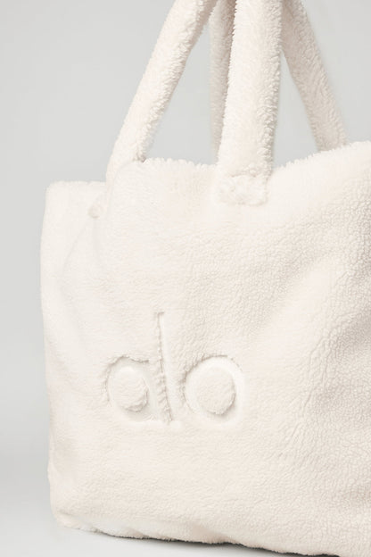 Foxy Sherpa Tote - Ivory