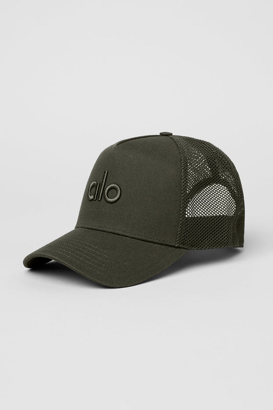 District Trucker Hat - Stealth Green