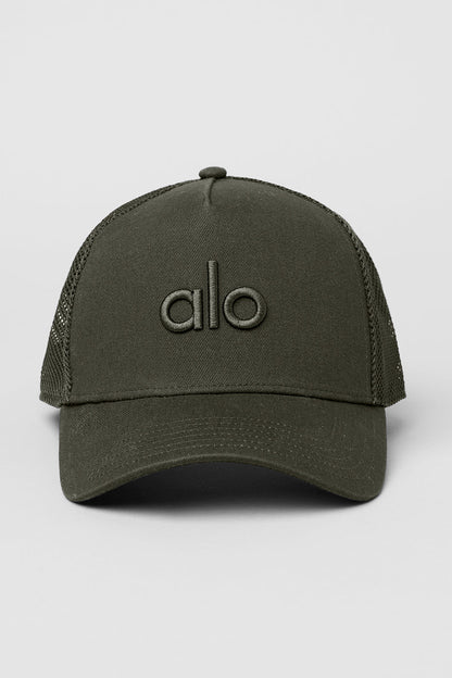 District Trucker Hat - Stealth Green