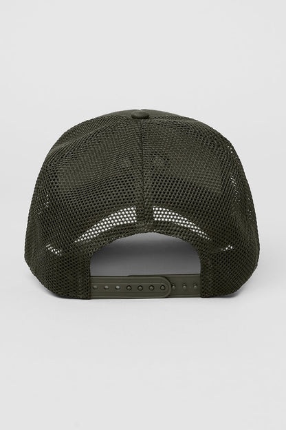 District Trucker Hat - Stealth Green