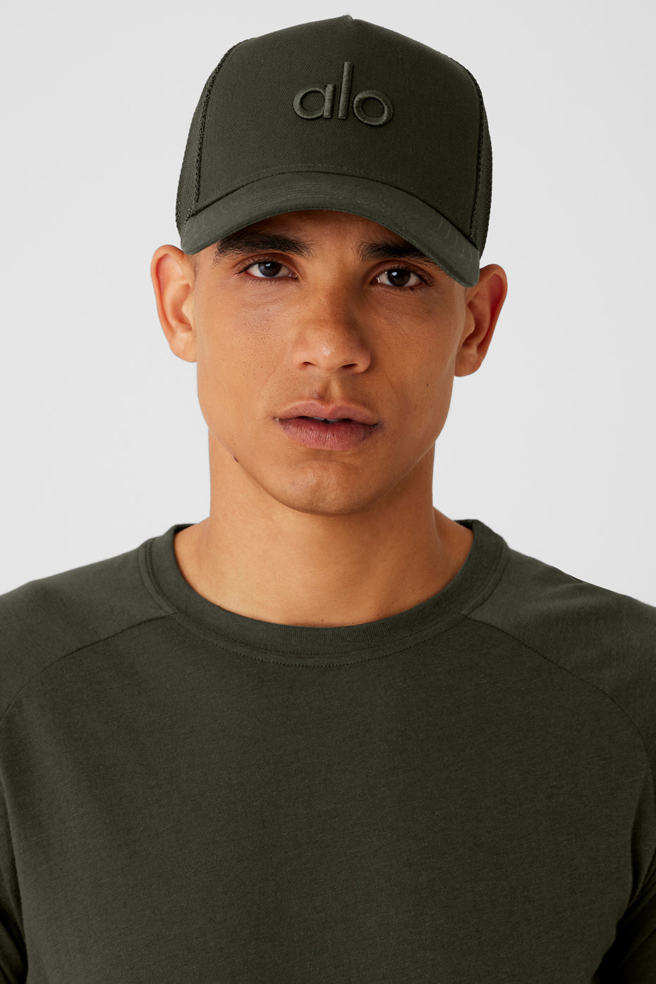 District Trucker Hat - Stealth Green