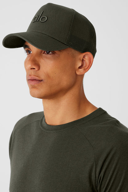 District Trucker Hat - Stealth Green