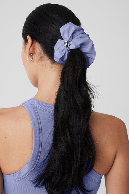 Bead It Oversized Scrunchie - Lilac Blue