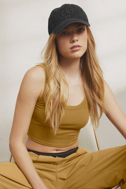 Washed Off-Duty Cap - Vintage Black