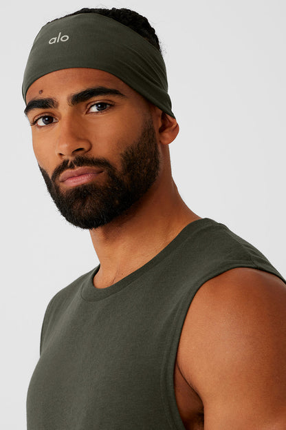 Performance Conquer Headband - Stealth Green