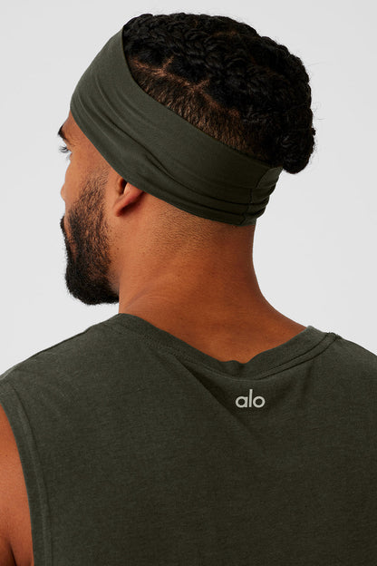 Performance Conquer Headband - Stealth Green