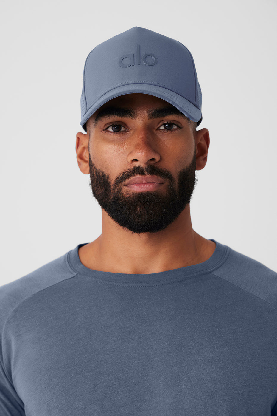 Performance District Trucker Hat - Bluestone