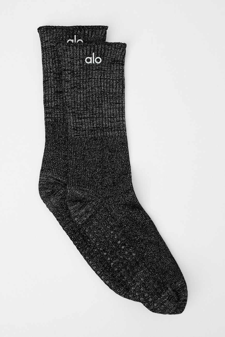 Glitz And Glam Grip Sock - Black