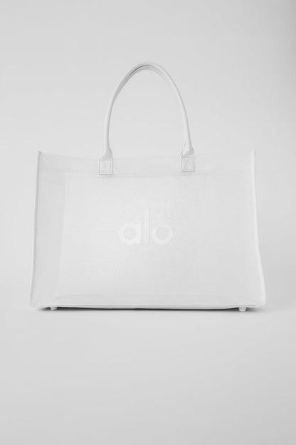 Sheer Tote Bag - White
