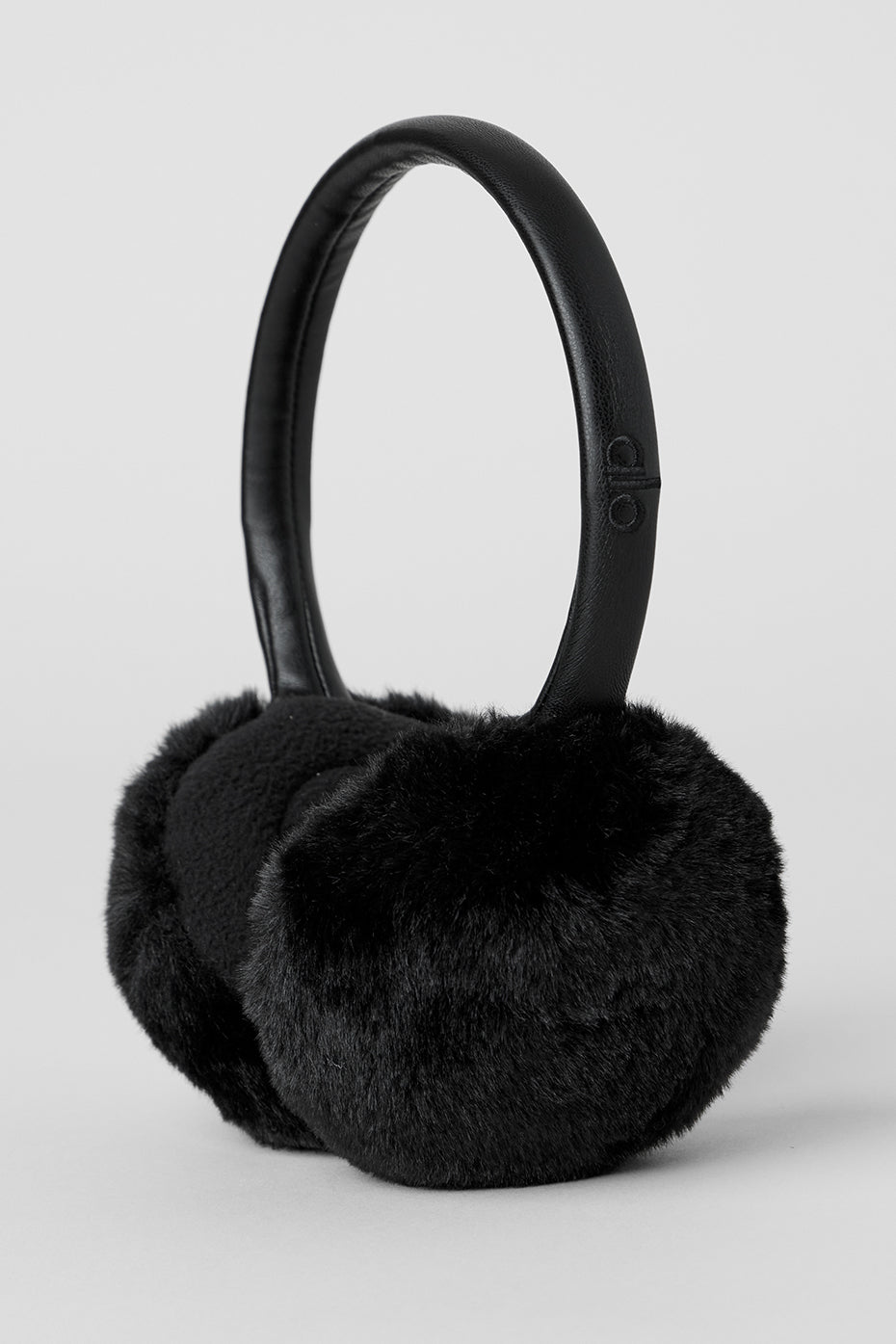 Faux Fur Ear Muff - Black