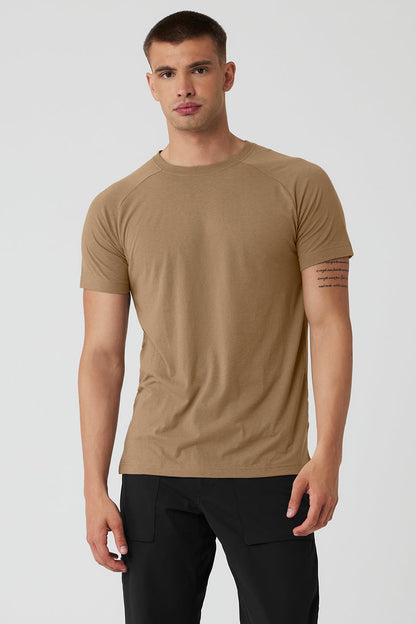 The Triumph Crew Neck Tee - Gravel