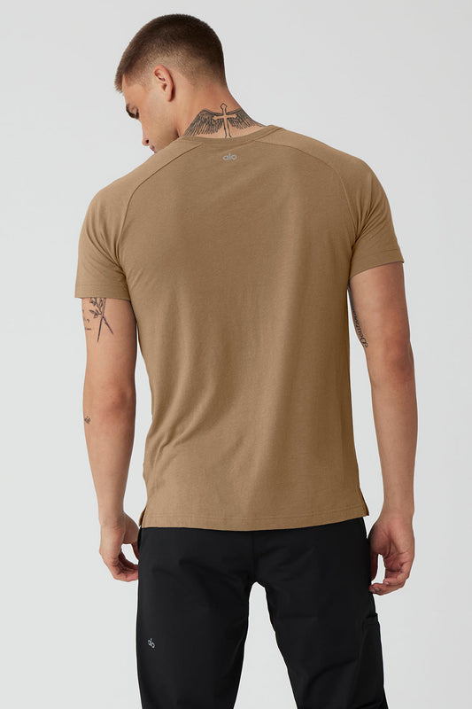 The Triumph Crew Neck Tee - Gravel